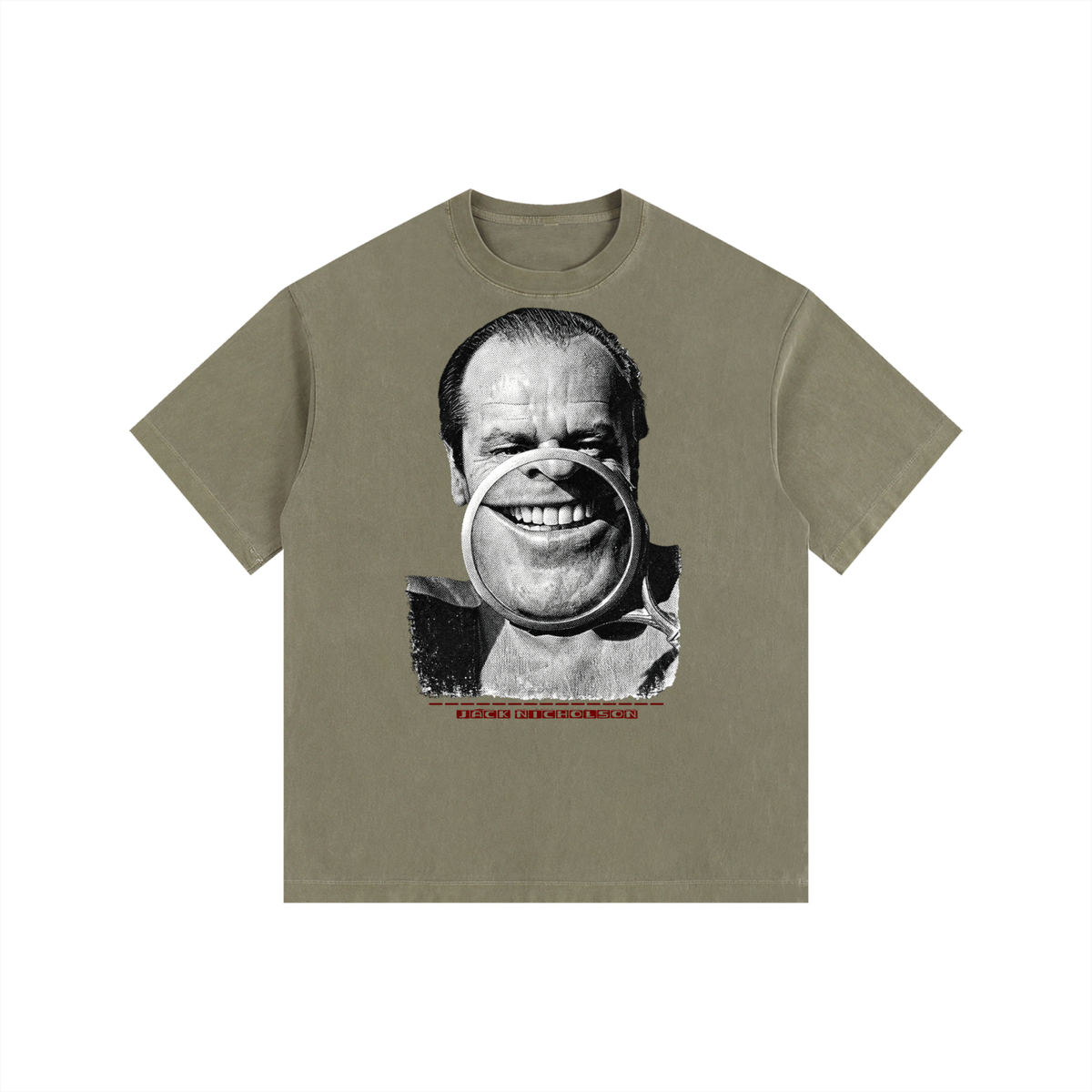JACK NICHOLSON - Vintage Washed Oversized Cotton T-Shirt
