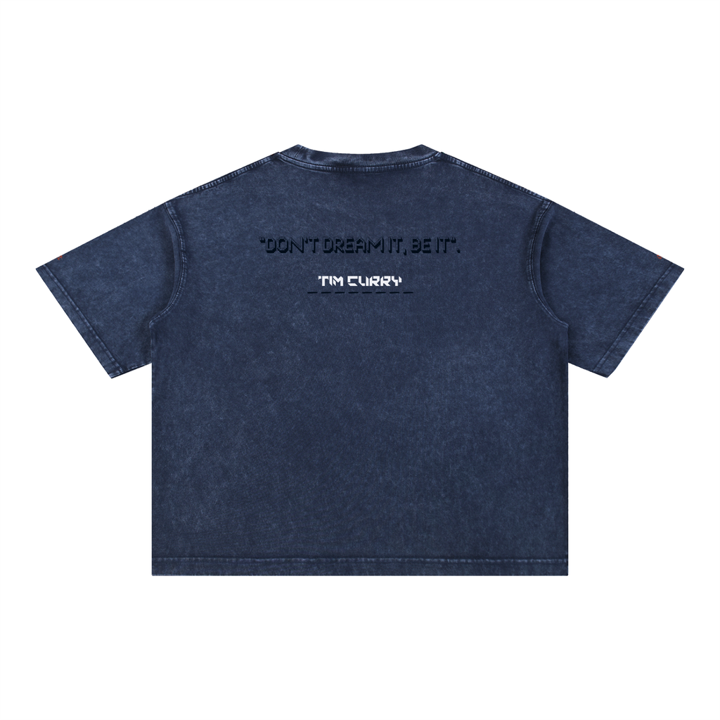 Tim Curry - Mineral Wash Boxy Cotton T-Shirt