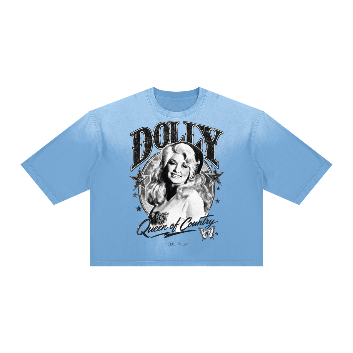 Dolly Parton - Unisex Vintage Wash Sunfade Boxy T-Shirt