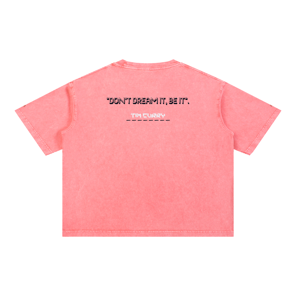 Tim Curry - Mineral Wash Boxy Cotton T-Shirt