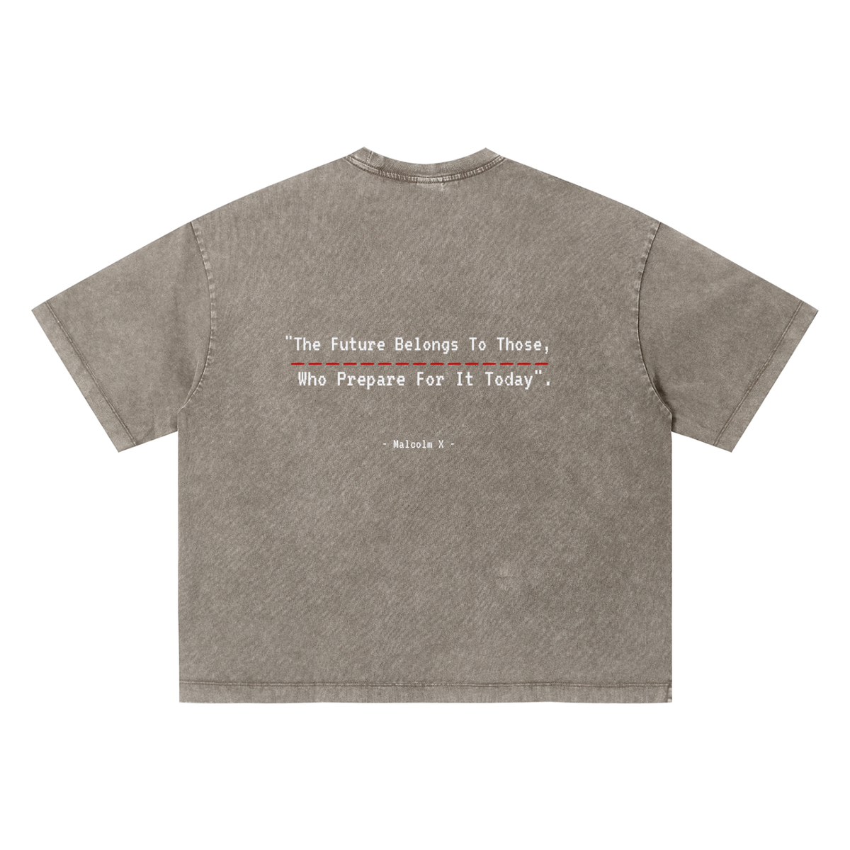 Malcolm X - Unisex Vintage Wash Boxy T-Shirt