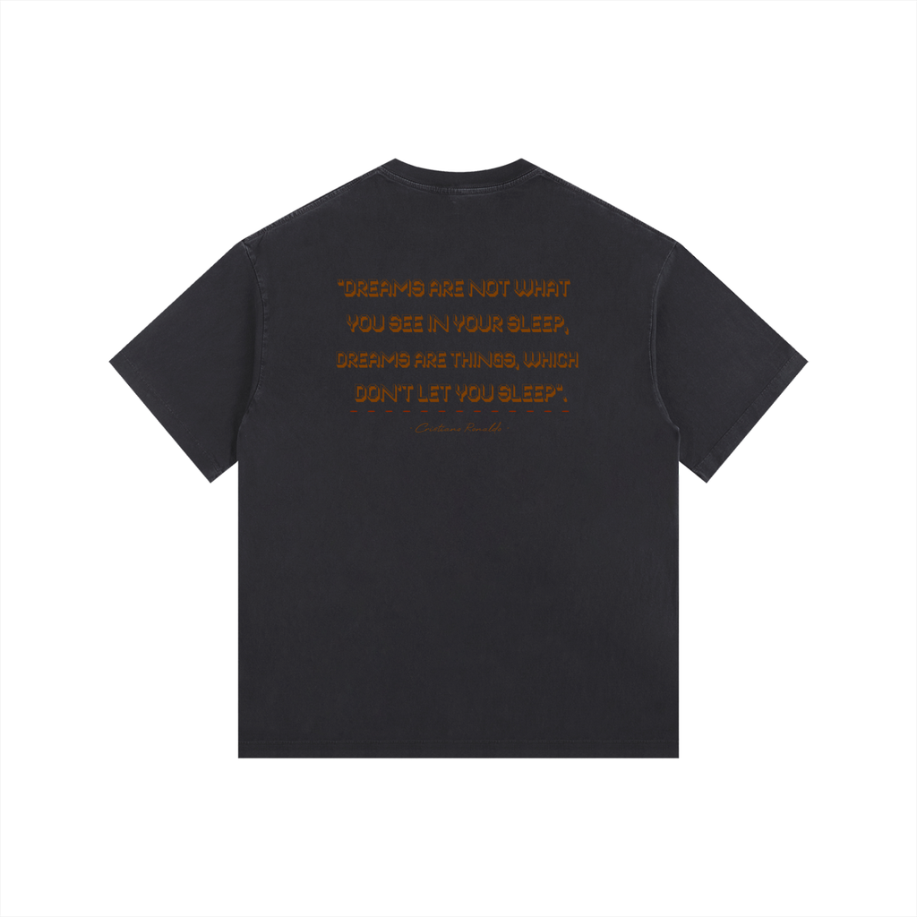 CRISTIANO RONALDO - Vintage Washed Oversized Cotton T-Shirt