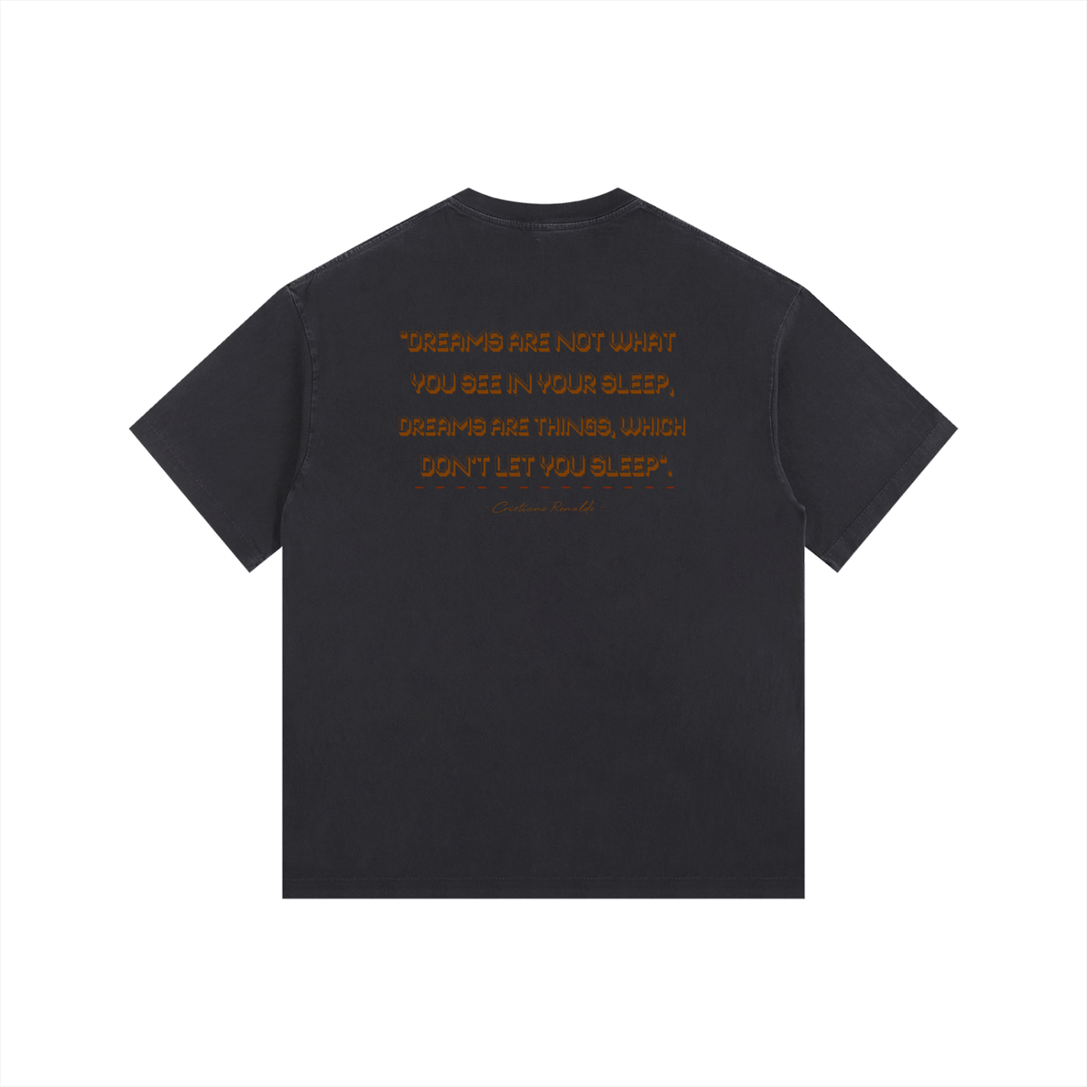 CRISTIANO RONALDO - Vintage Washed Oversized Cotton T-Shirt