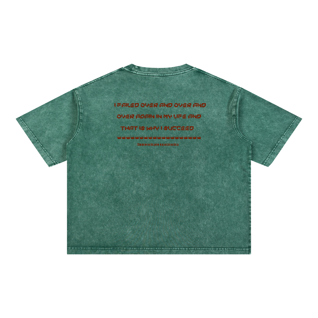 Michael Jordan - Mineral Wash Boxy Cotton T-Shirt