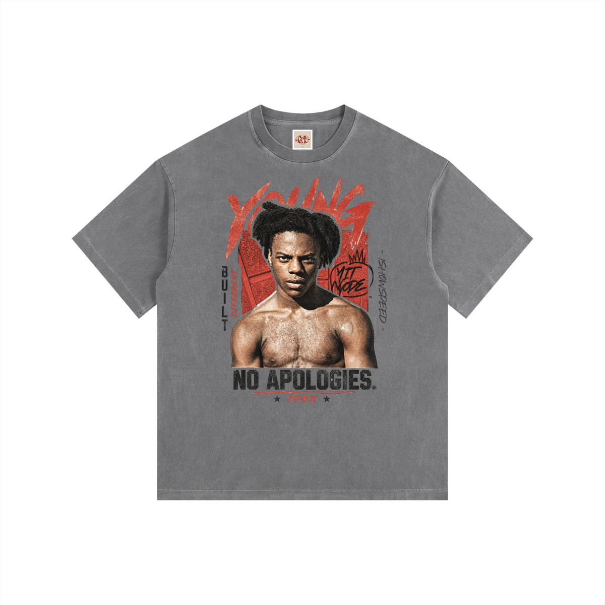 IShowSpeed - Vintage Washed Oversized Cotton T-Shirt