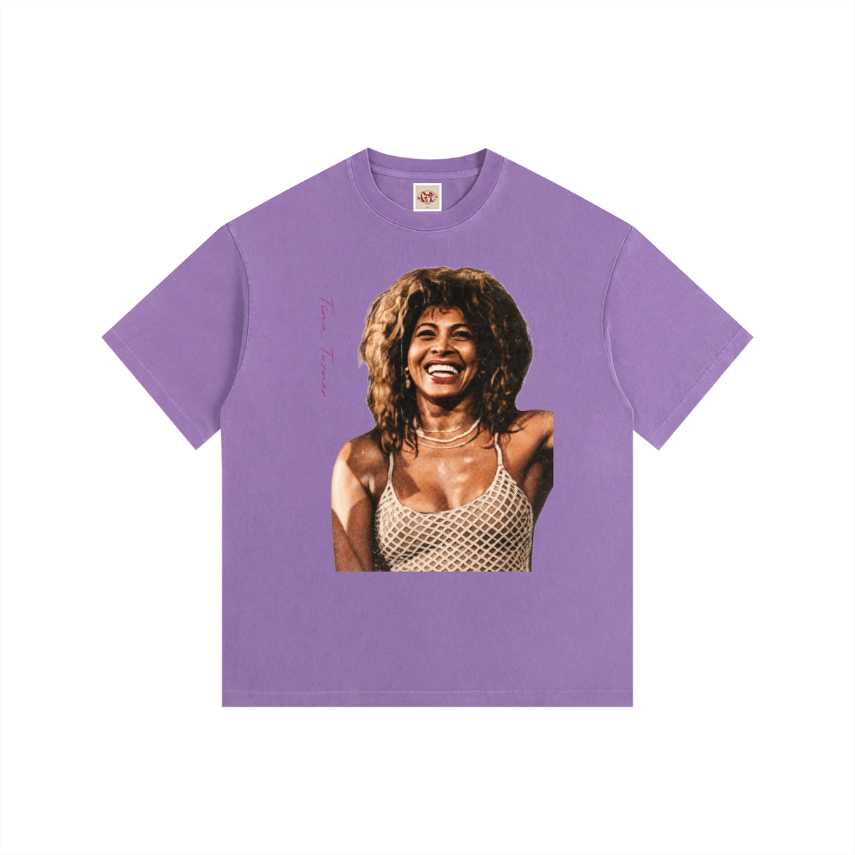 Tina Turner - Vintage Washed Oversized Cotton T-Shirt