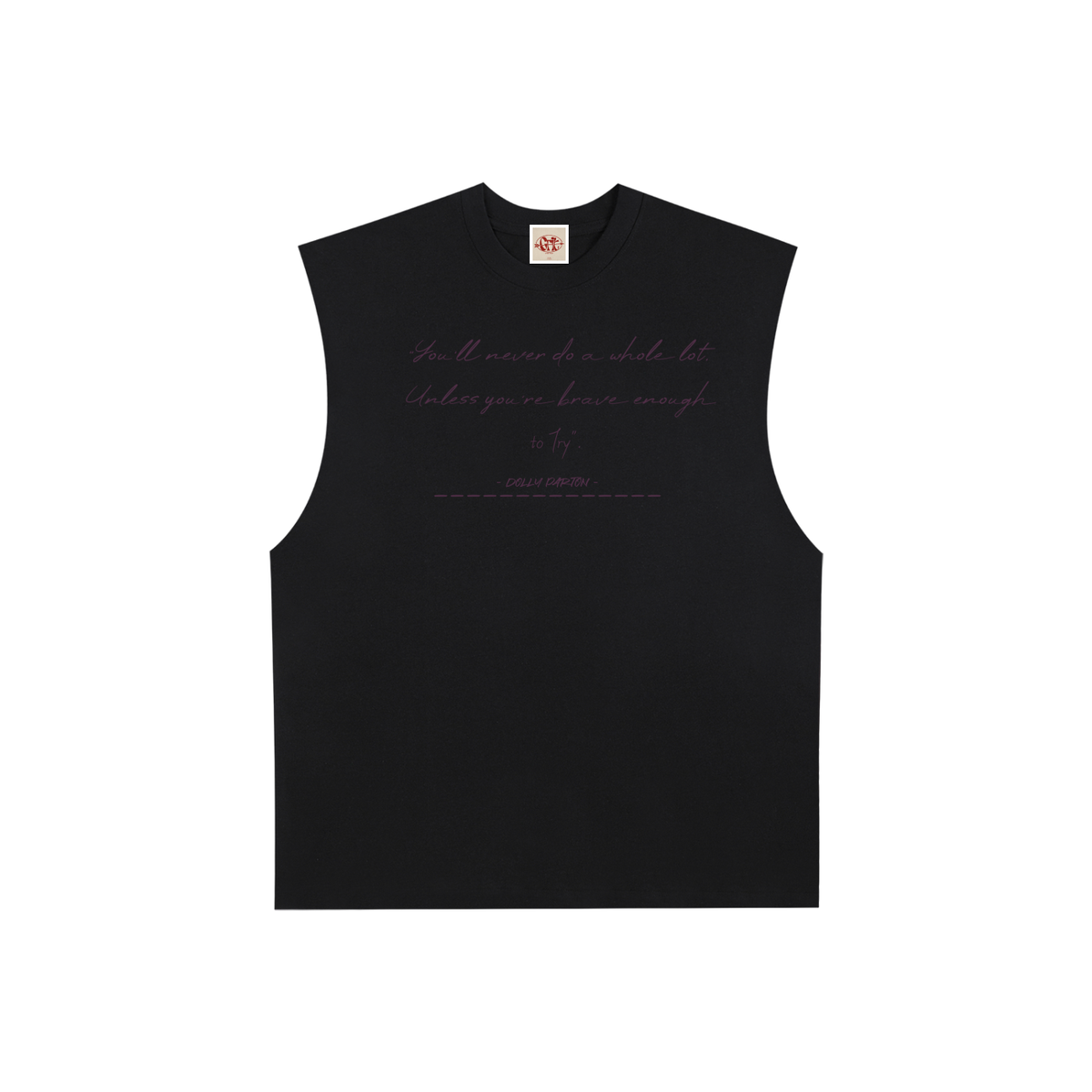 Dolly Parton - Raw Edge Cotton Tank Top