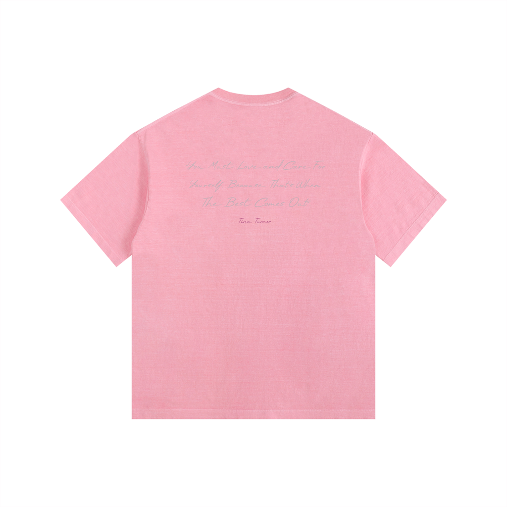 Tina Turner - Vintage Washed Oversized Cotton T-Shirt
