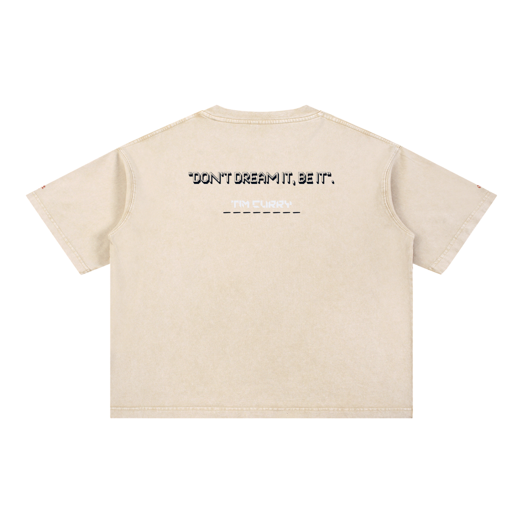 Tim Curry - Mineral Wash Boxy Cotton T-Shirt