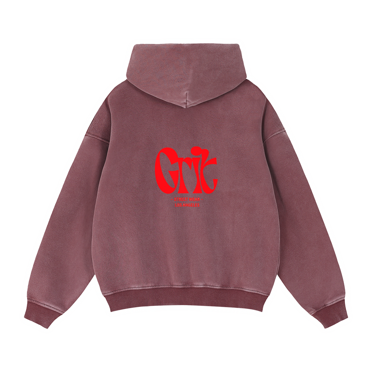 Grit - Zip-Through Boxy Fleece Hoodie