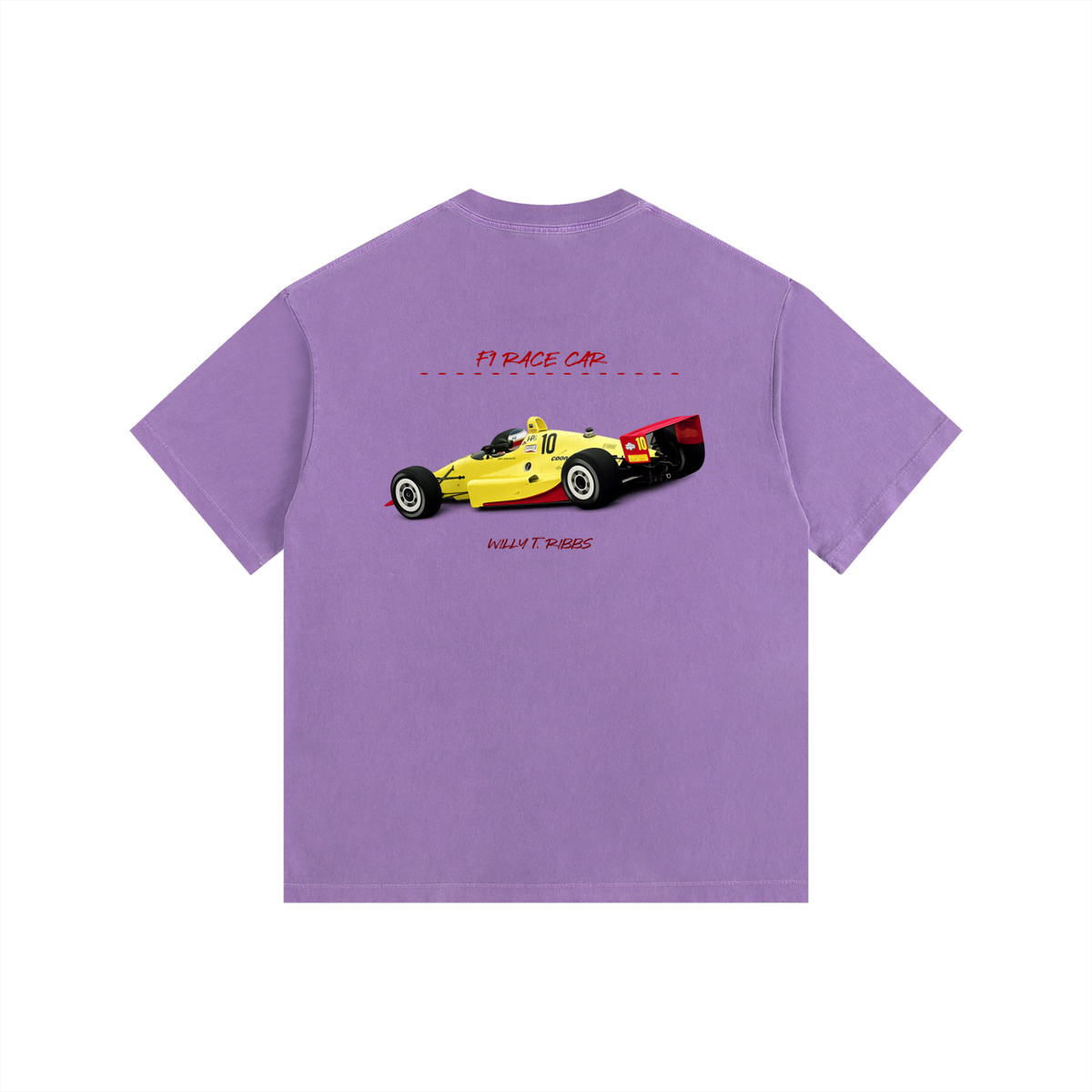 Willy T. Ribbs F1 Edition - Vintage Washed Oversized Cotton T-Shirt