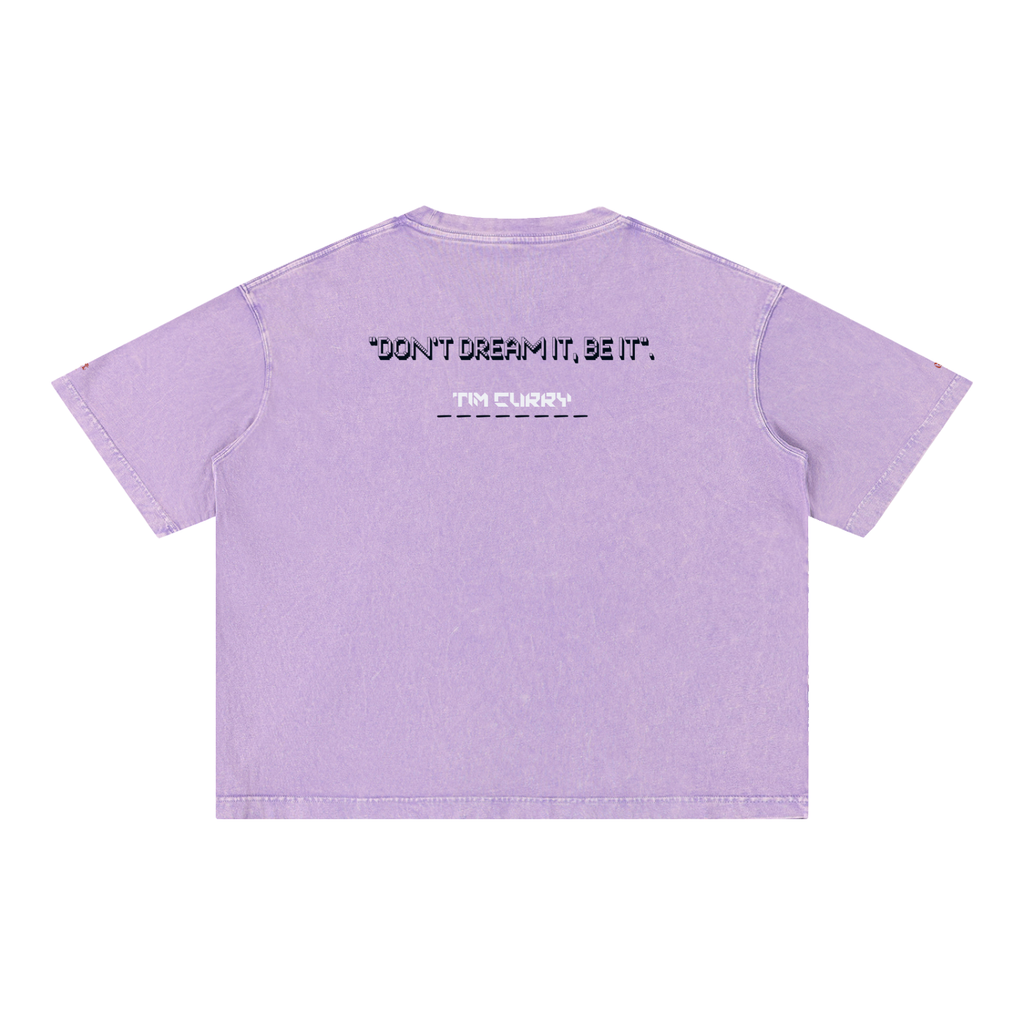 Tim Curry - Mineral Wash Boxy Cotton T-Shirt