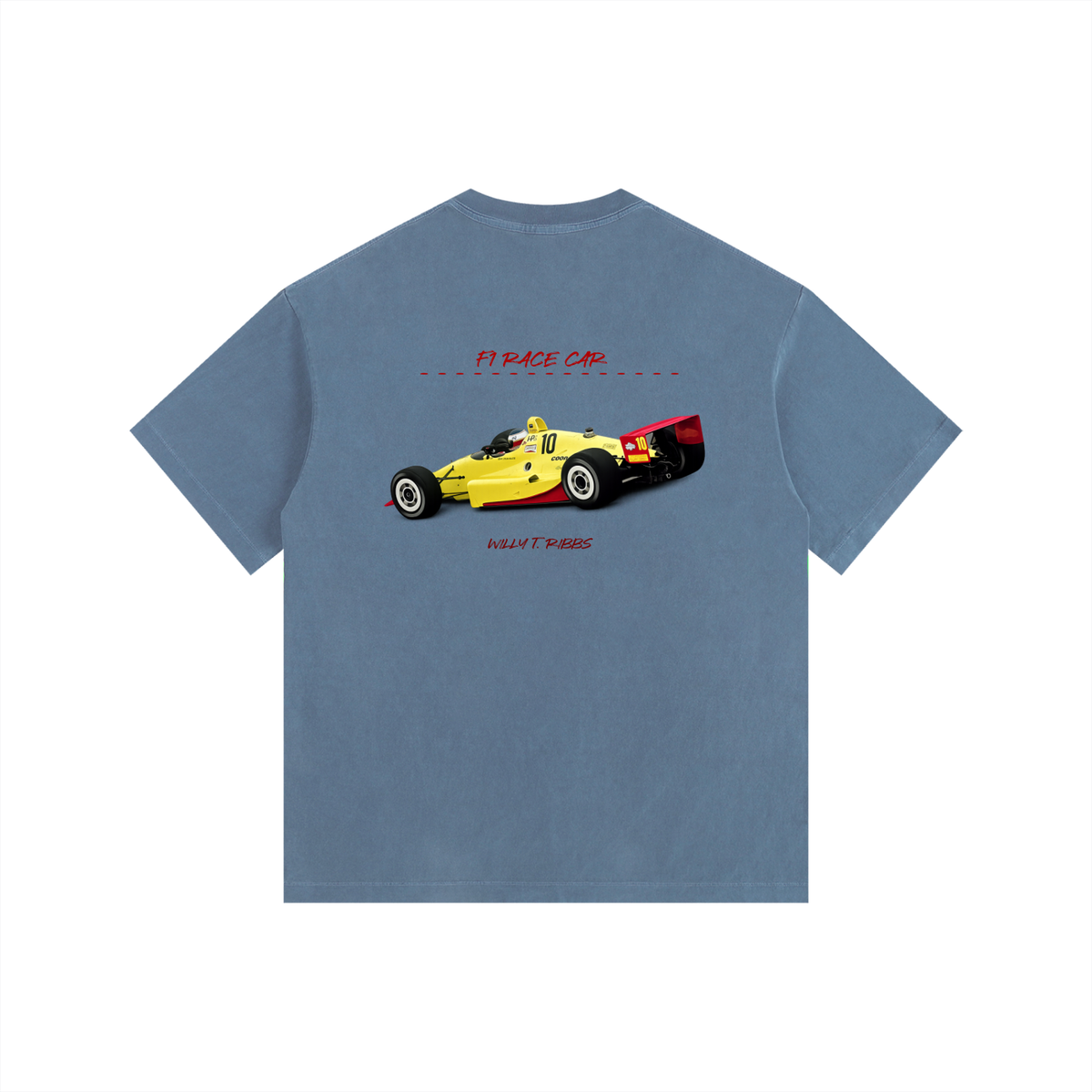 Willy T. Ribbs F1 Edition - Vintage Washed Oversized Cotton T-Shirt