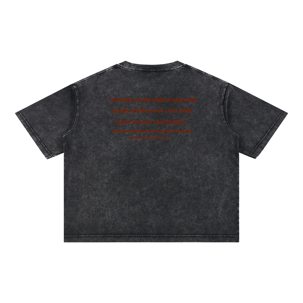 Michael Jordan - Mineral Wash Boxy Cotton T-Shirt