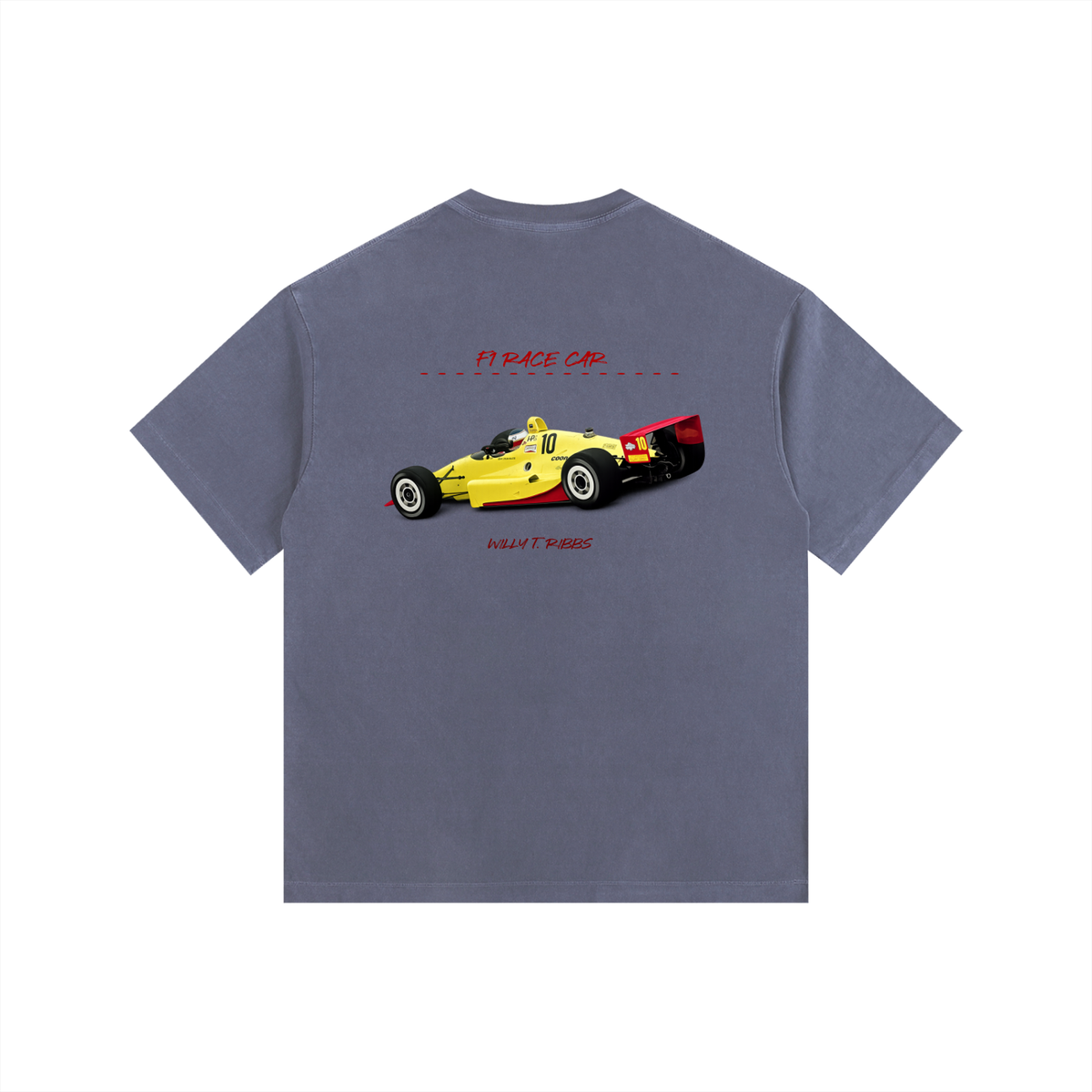 Willy T. Ribbs F1 Edition - Vintage Washed Oversized Cotton T-Shirt