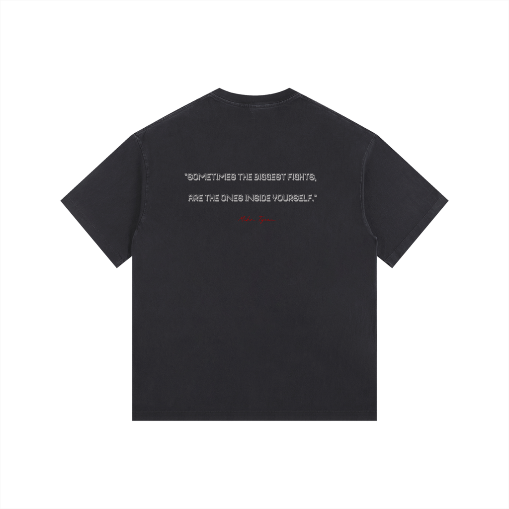 Mike Tyson - Vintage Washed Oversized Cotton T-Shirt