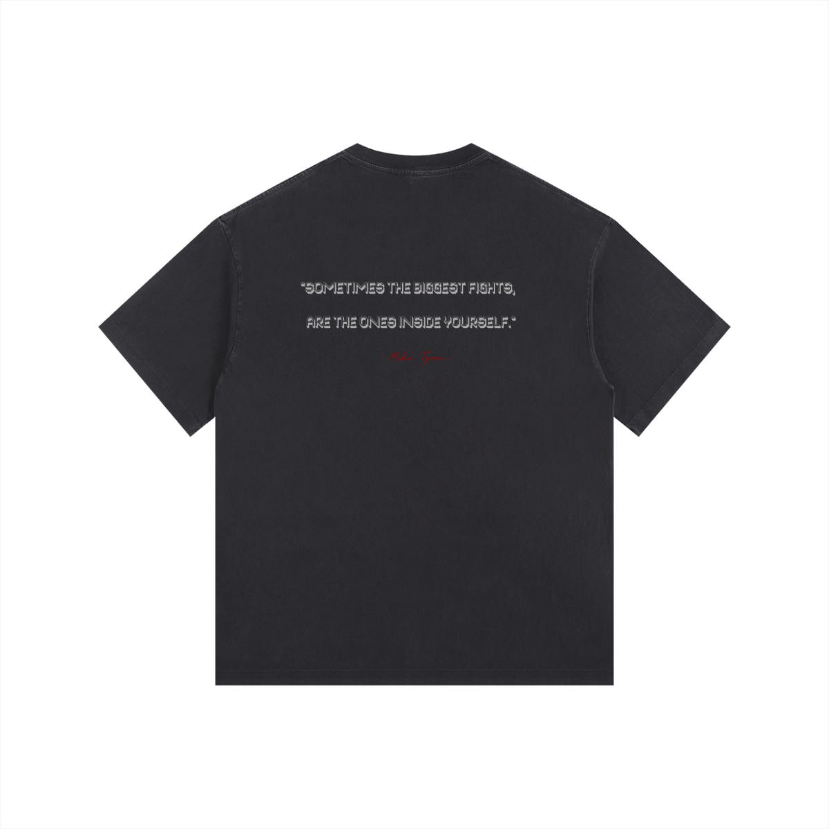 Mike Tyson - Vintage Washed Oversized Cotton T-Shirt