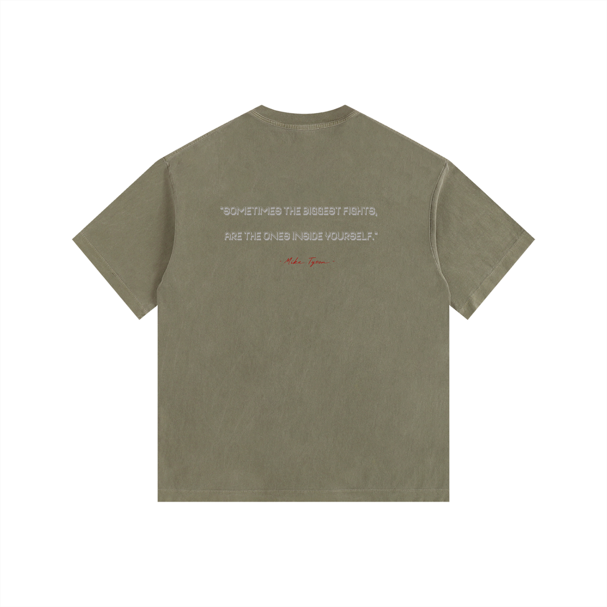 Mike Tyson - Vintage Washed Oversized Cotton T-Shirt