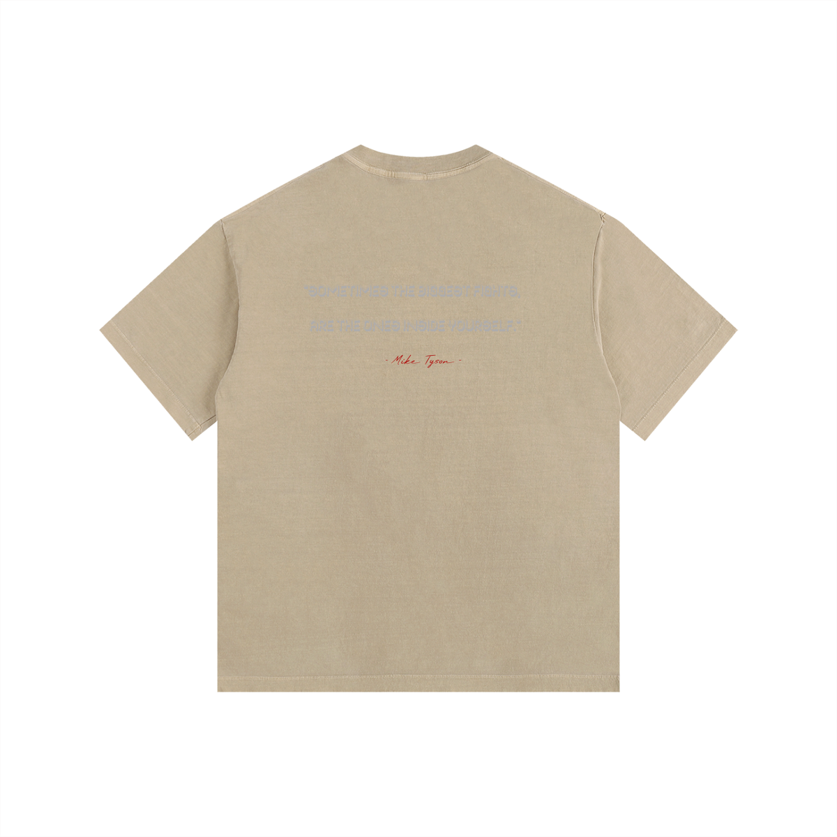 Mike Tyson - Vintage Washed Oversized Cotton T-Shirt