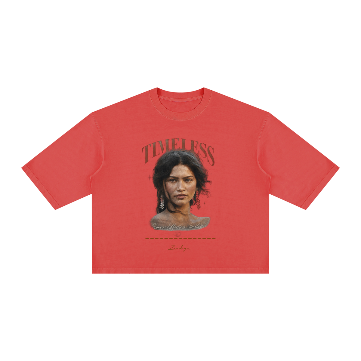 Zendaya - Unisex Vintage Wash Boxy T-Shirt