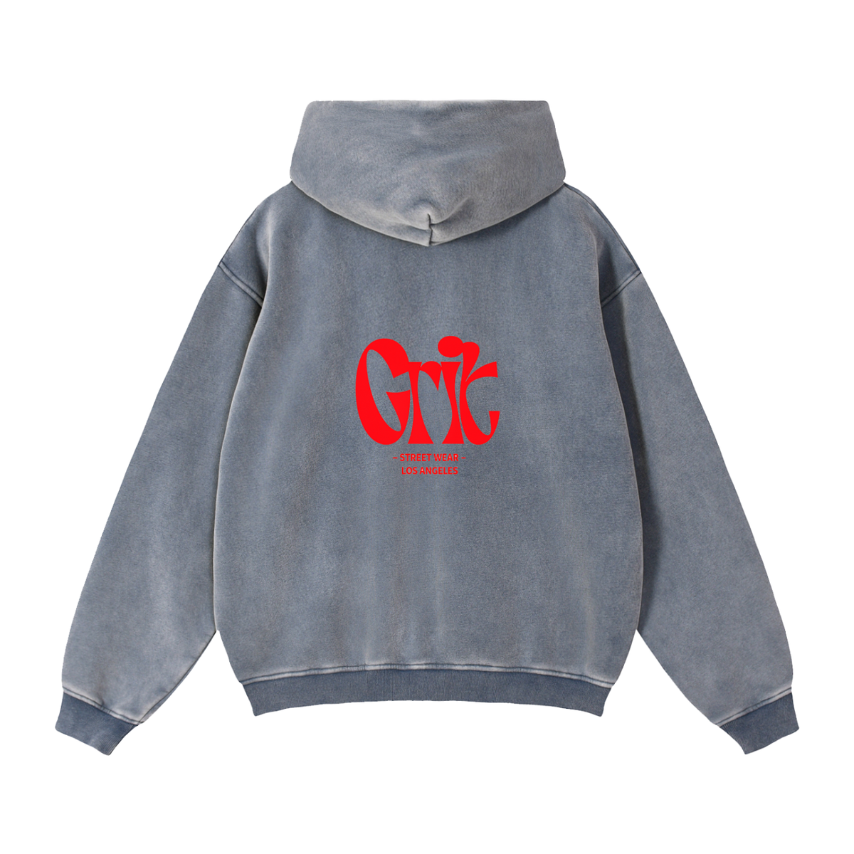 Grit - Zip-Through Boxy Fleece Hoodie