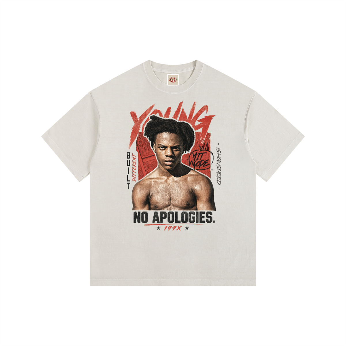 IShowSpeed - Vintage Washed Oversized Cotton T-Shirt