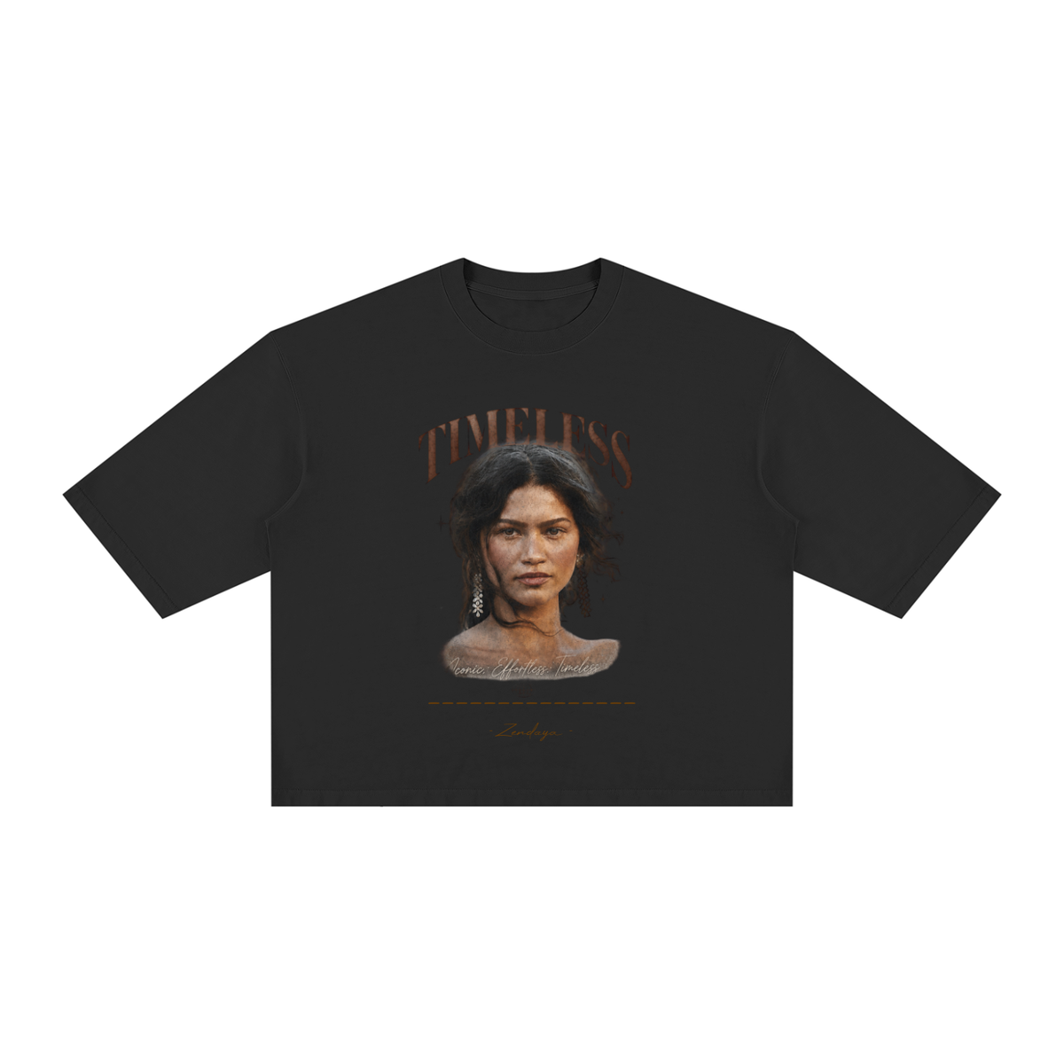 Zendaya - Unisex Vintage Wash Boxy T-Shirt