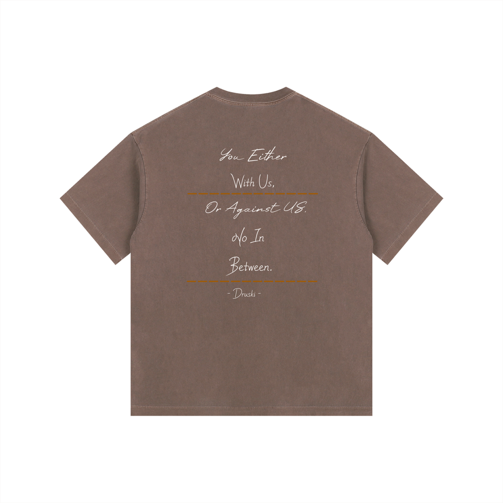 Druski - Vintage Washed Oversized Cotton T-Shirt