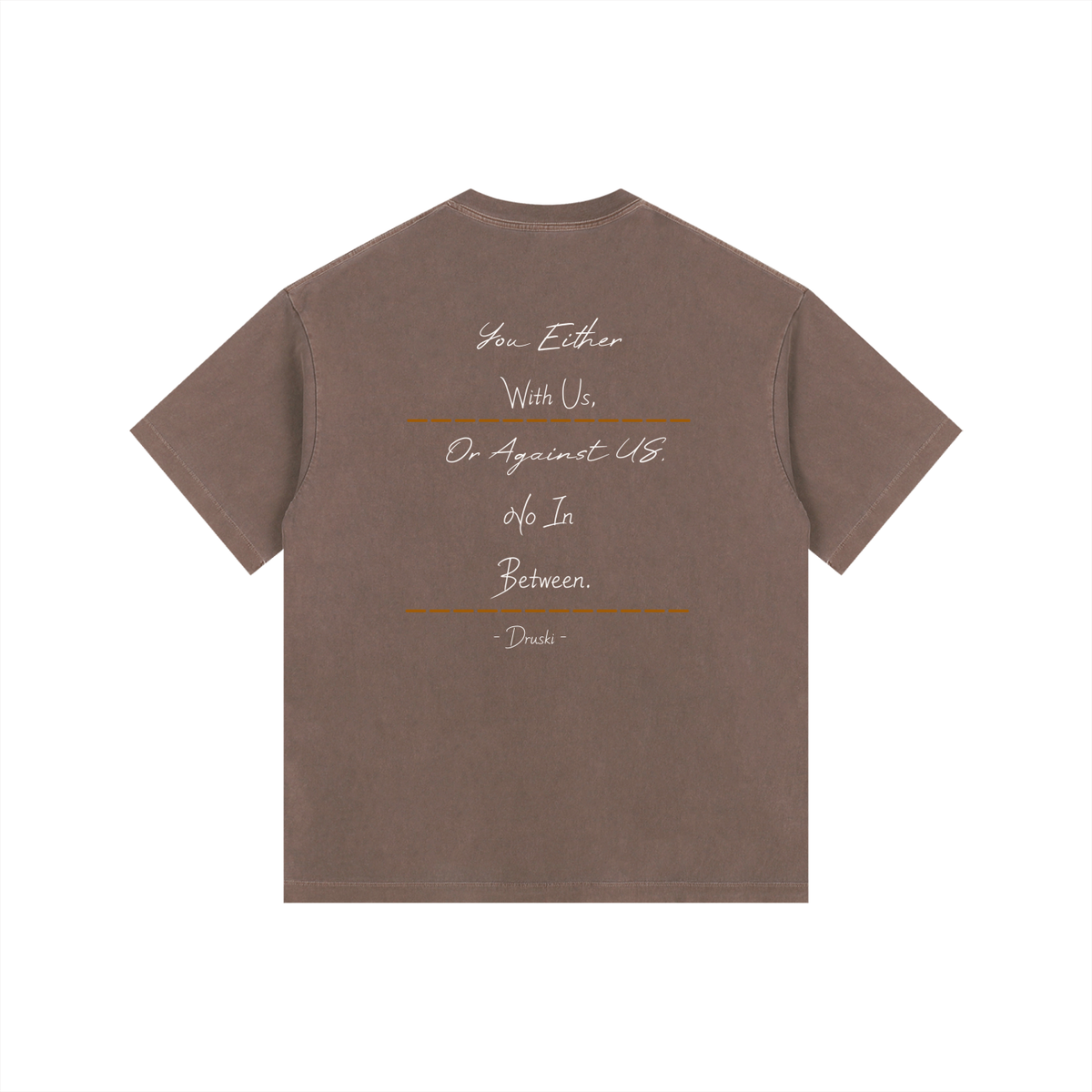 Druski - Vintage Washed Oversized Cotton T-Shirt