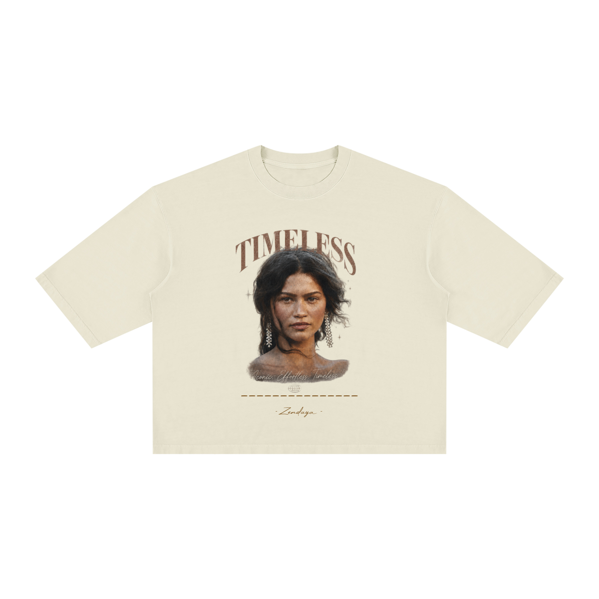 Zendaya - Unisex Vintage Wash Boxy T-Shirt