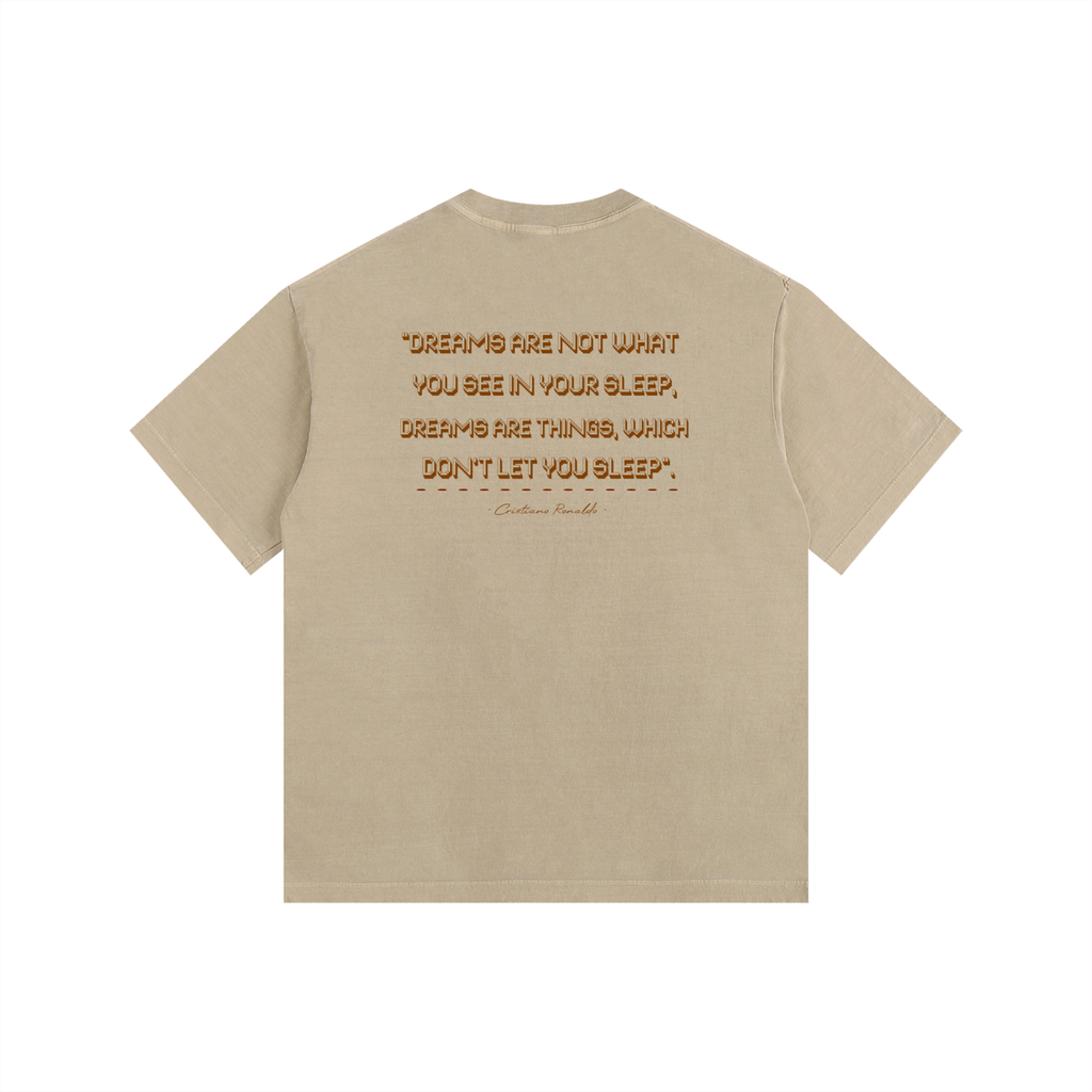 CRISTIANO RONALDO - Vintage Washed Oversized Cotton T-Shirt