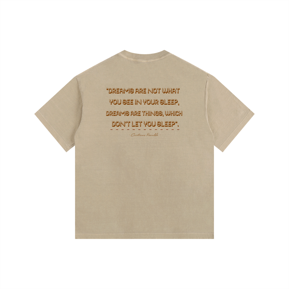 CRISTIANO RONALDO - Vintage Washed Oversized Cotton T-Shirt