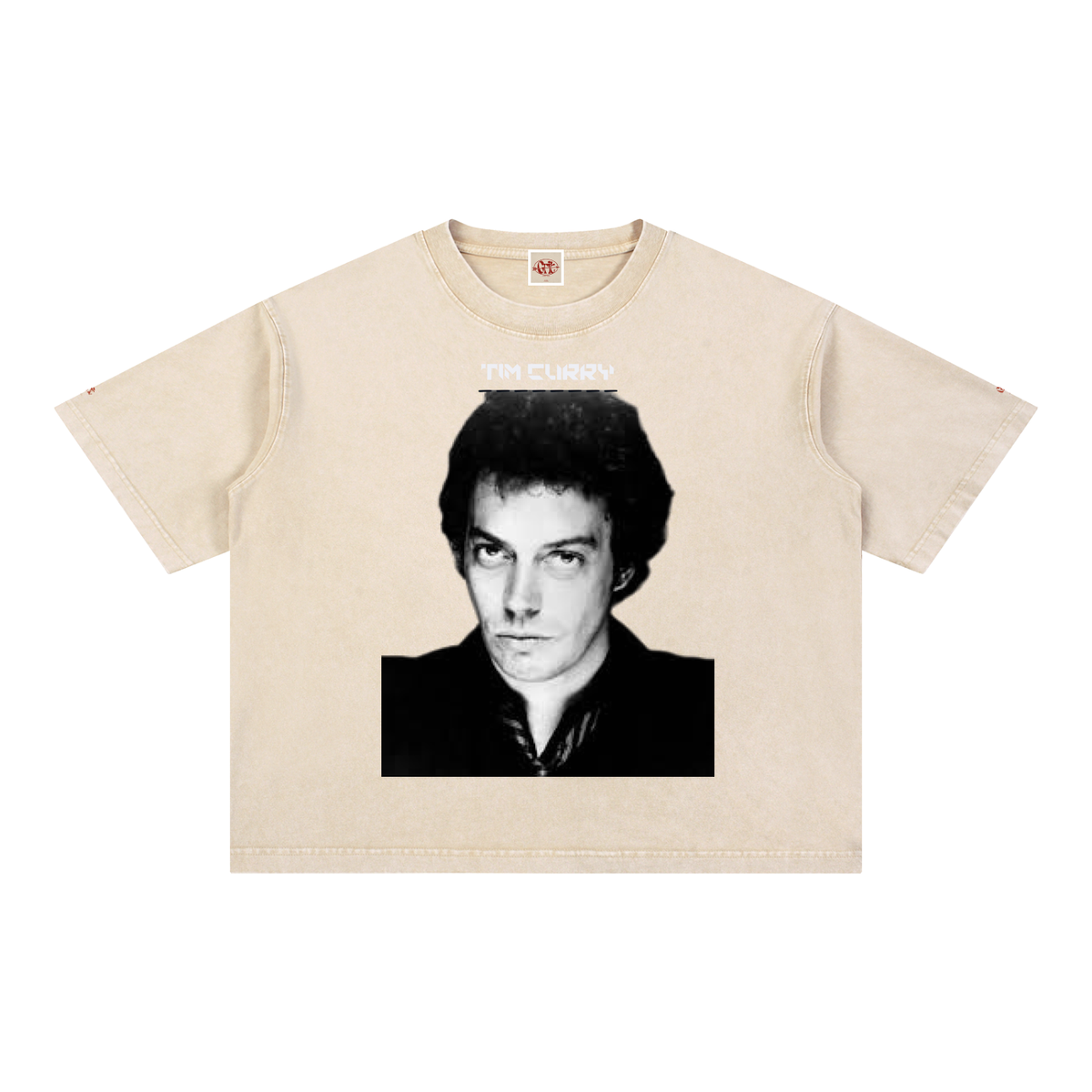 Tim Curry - Mineral Wash Boxy Cotton T-Shirt