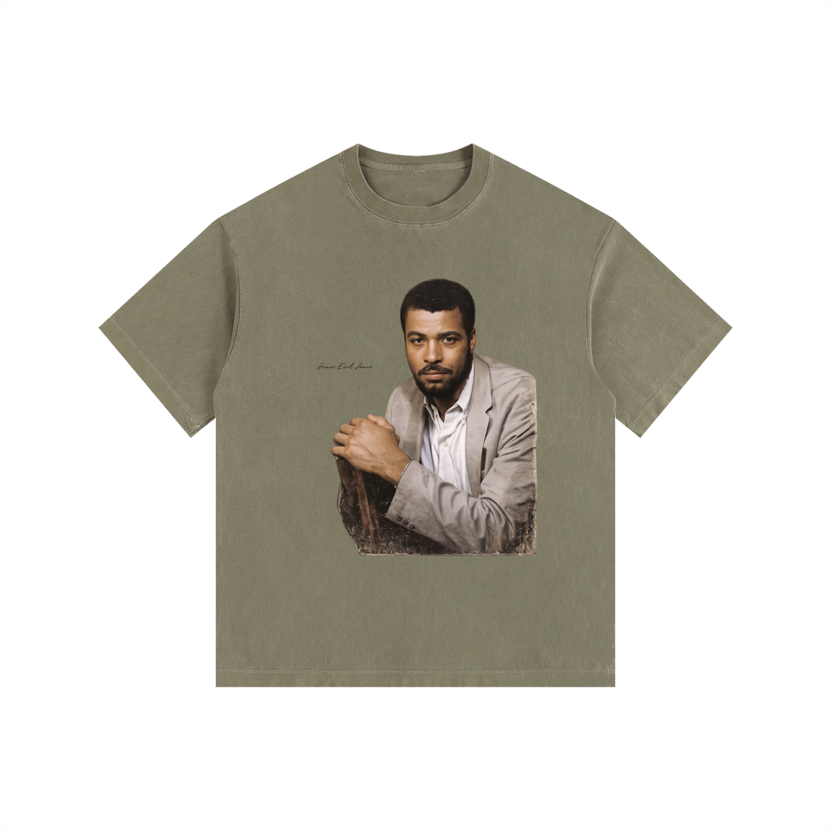 James Earl Jones - Vintage Washed Oversized Cotton T-Shirt