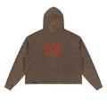 Grit Hoodie - Vintage Washed Frayed-Hem Hoodie