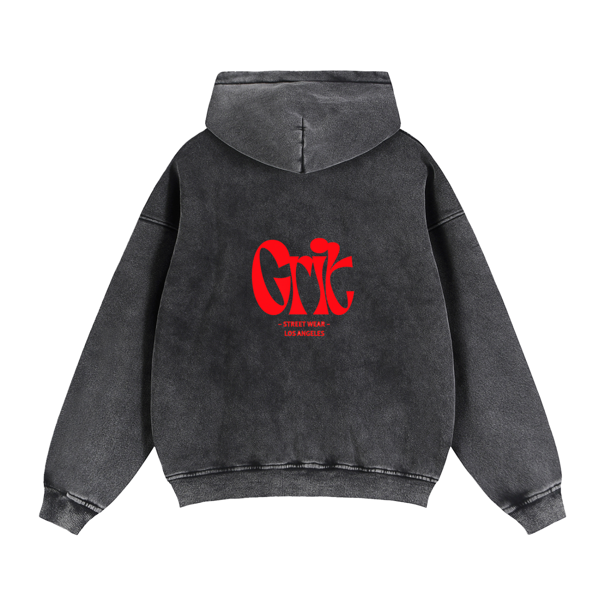 Grit - Zip-Through Boxy Fleece Hoodie