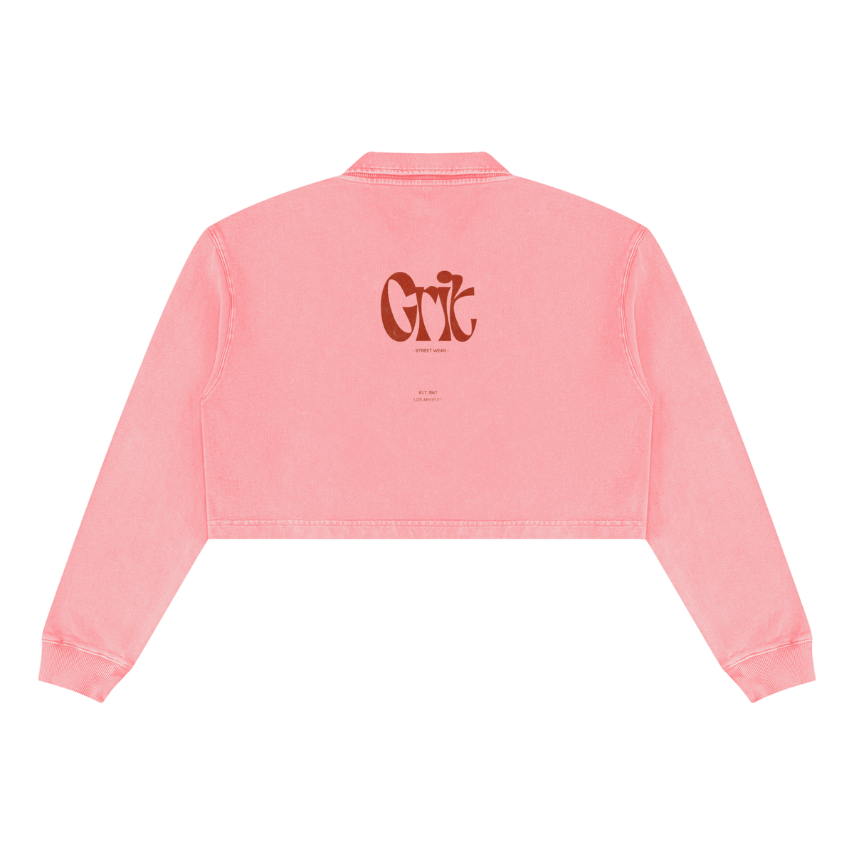 Grit Girl - Women’s Vintage Wash Crop Sweatshirt