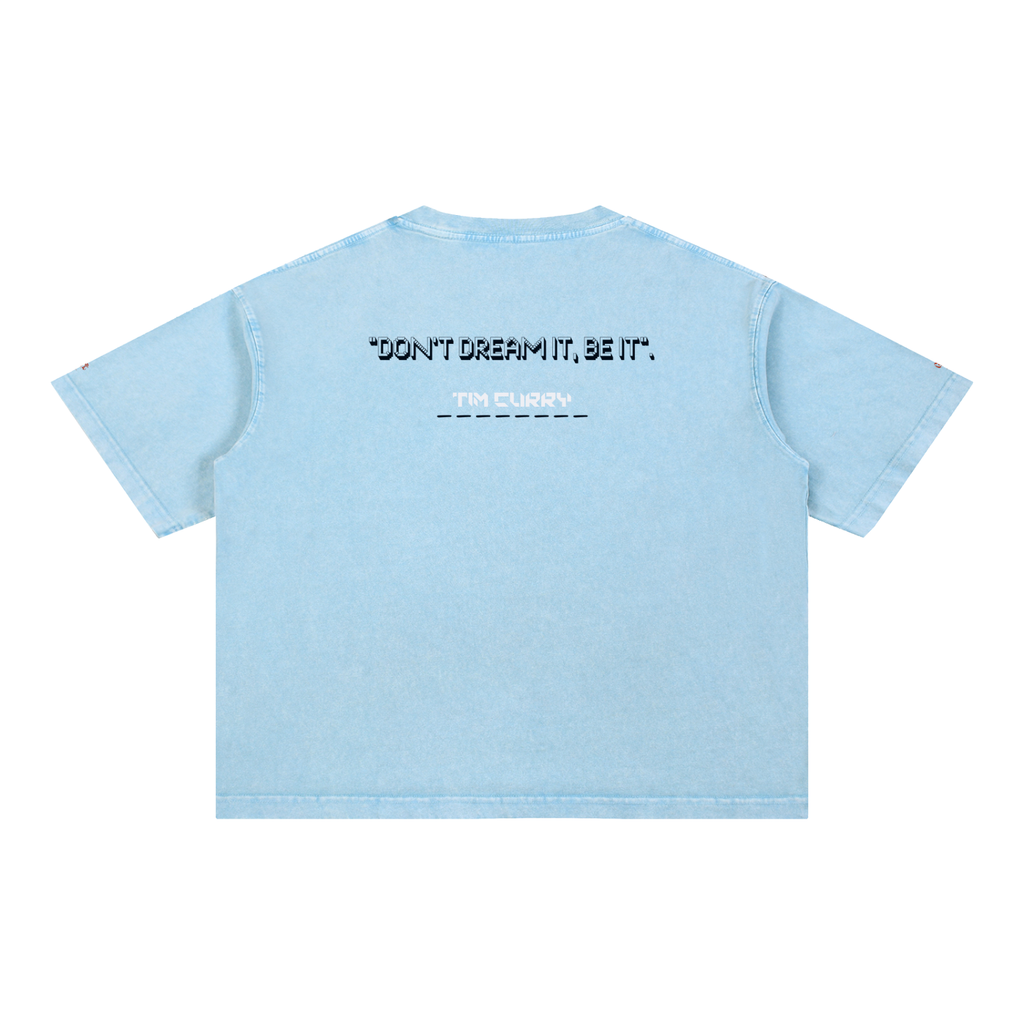 Tim Curry - Mineral Wash Boxy Cotton T-Shirt