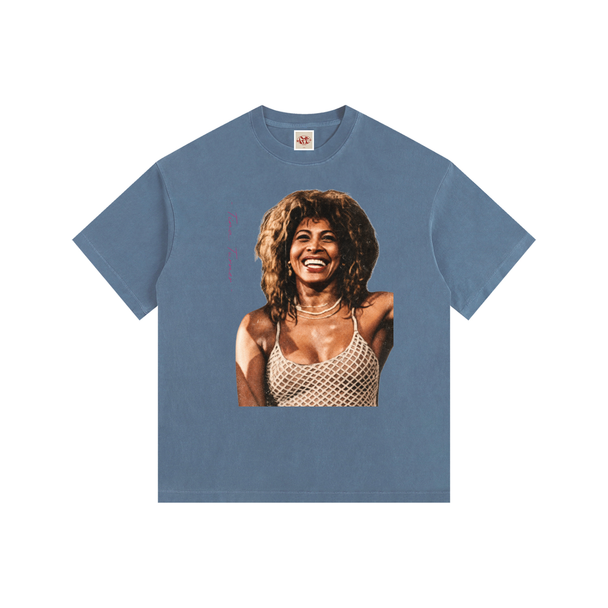 Tina Turner - Vintage Washed Oversized Cotton T-Shirt
