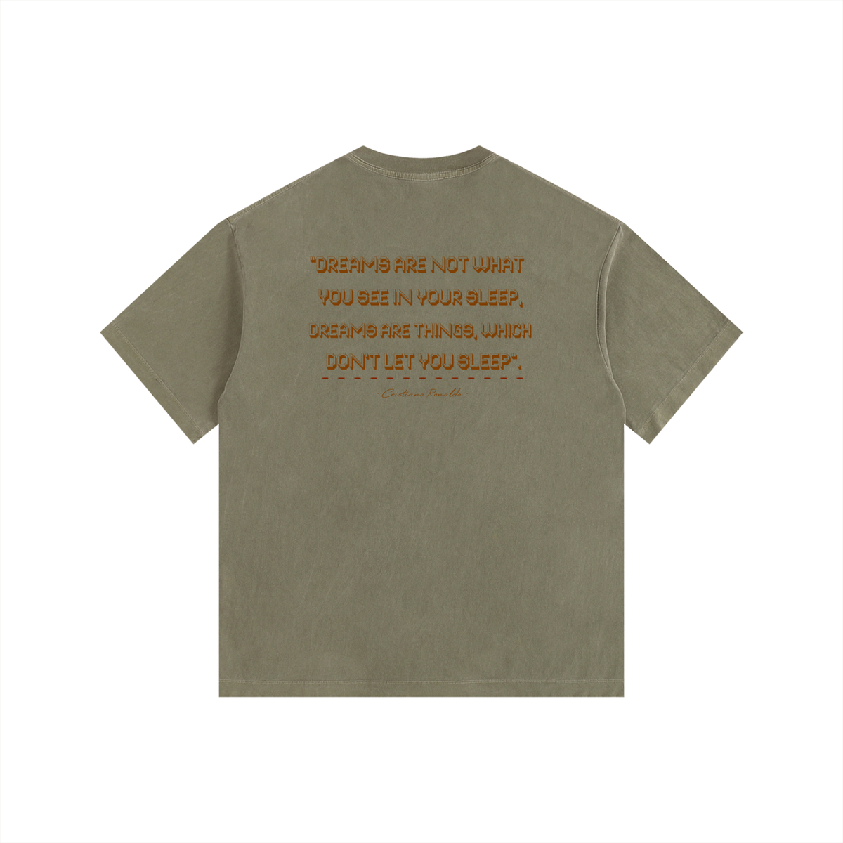 CRISTIANO RONALDO - Vintage Washed Oversized Cotton T-Shirt