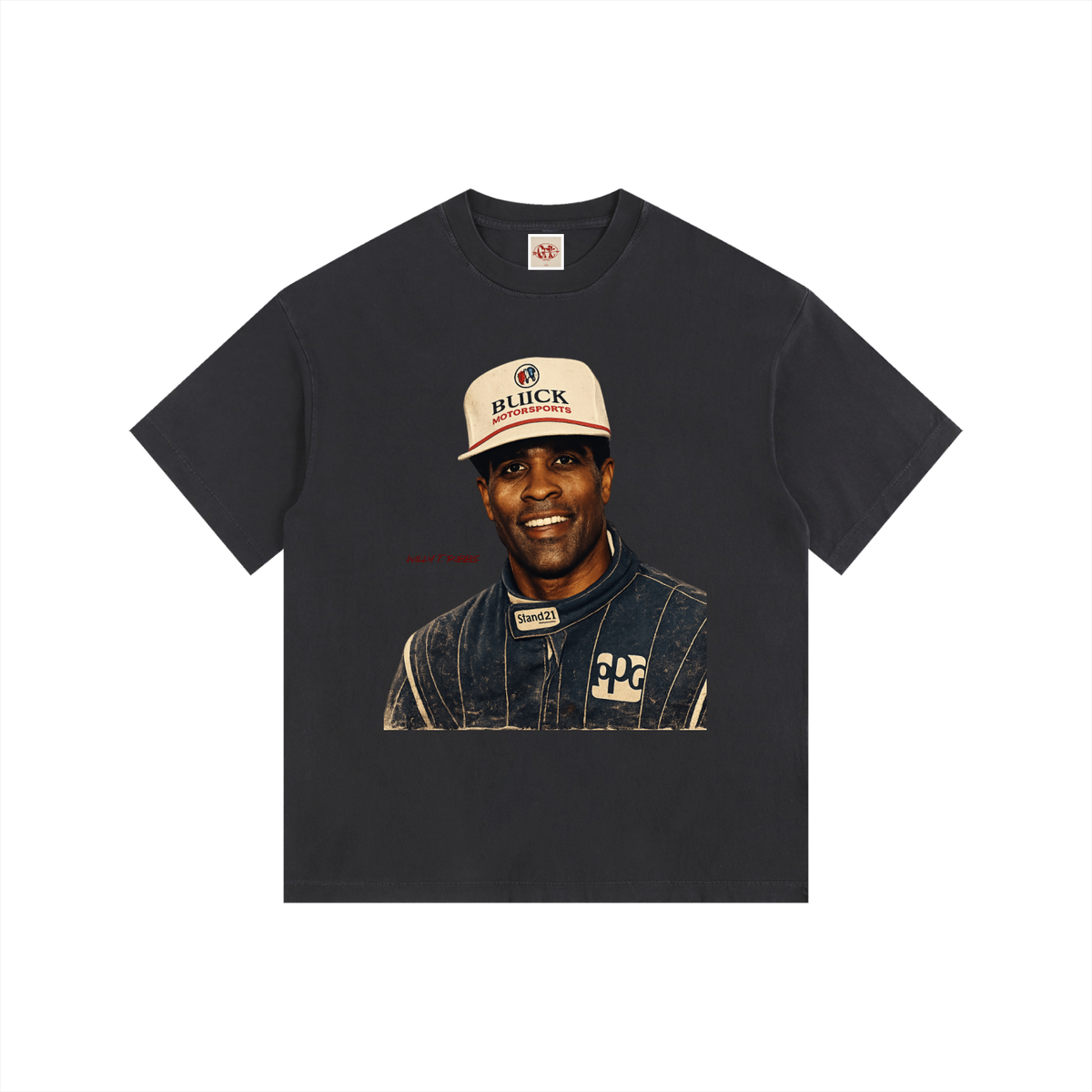 Willy T. Ribbs F1 Edition - Vintage Washed Oversized Cotton T-Shirt