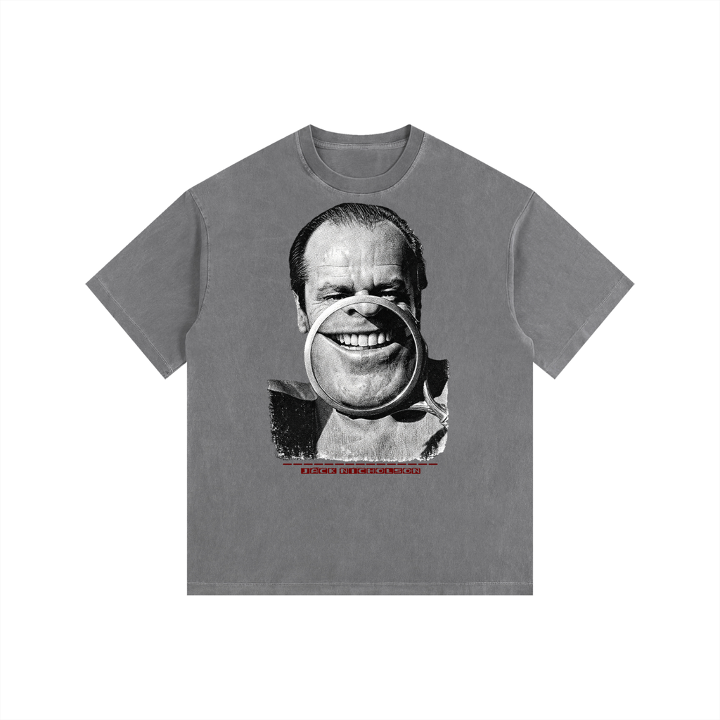 JACK NICHOLSON - Vintage Washed Oversized Cotton T-Shirt