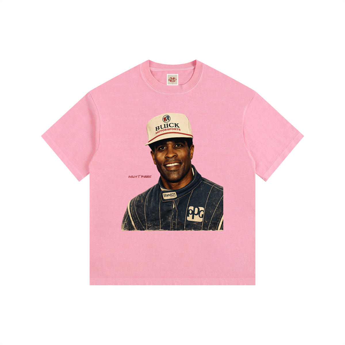Willy T. Ribbs F1 Edition - Vintage Washed Oversized Cotton T-Shirt