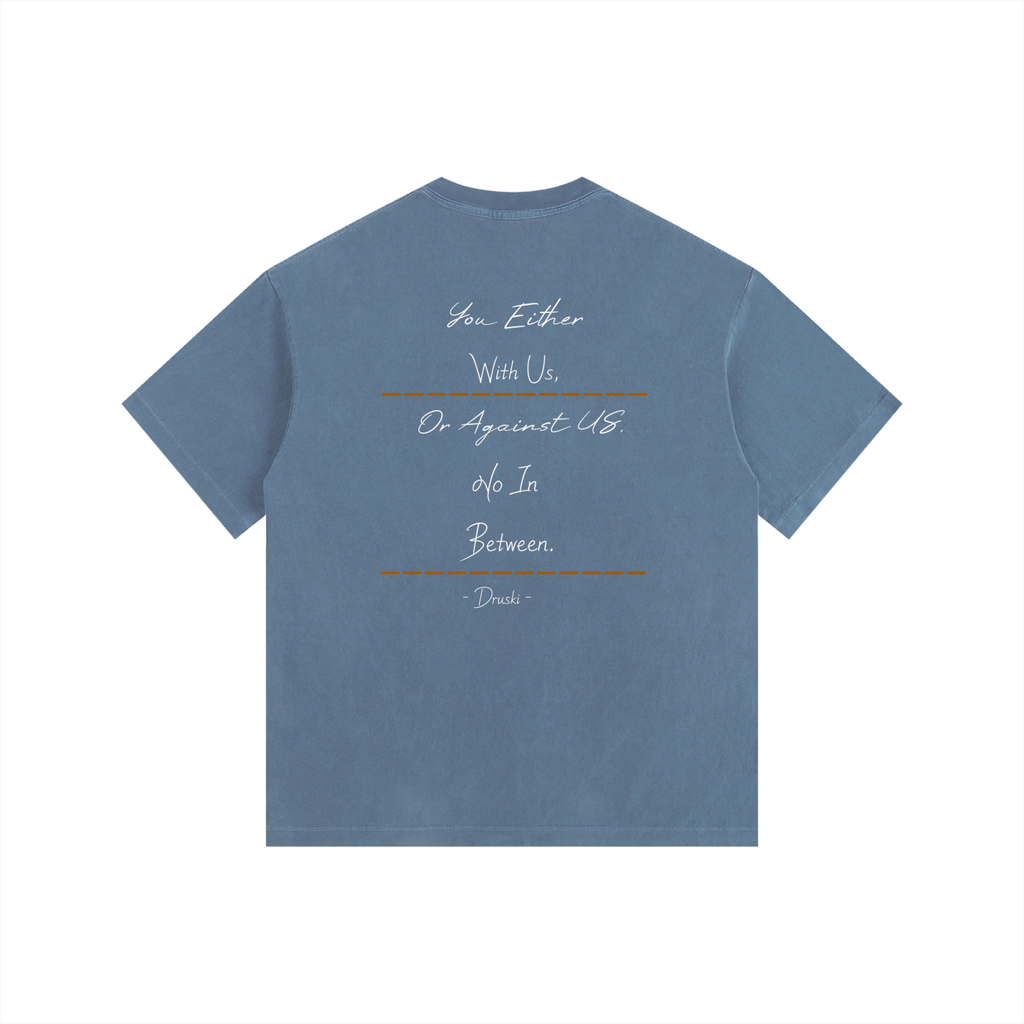 Druski - Vintage Washed Oversized Cotton T-Shirt