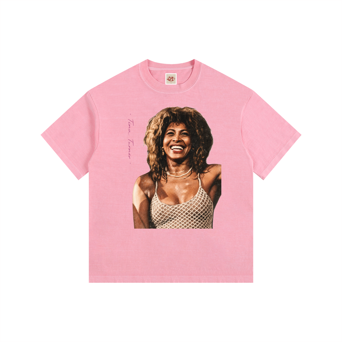 Tina Turner - Vintage Washed Oversized Cotton T-Shirt