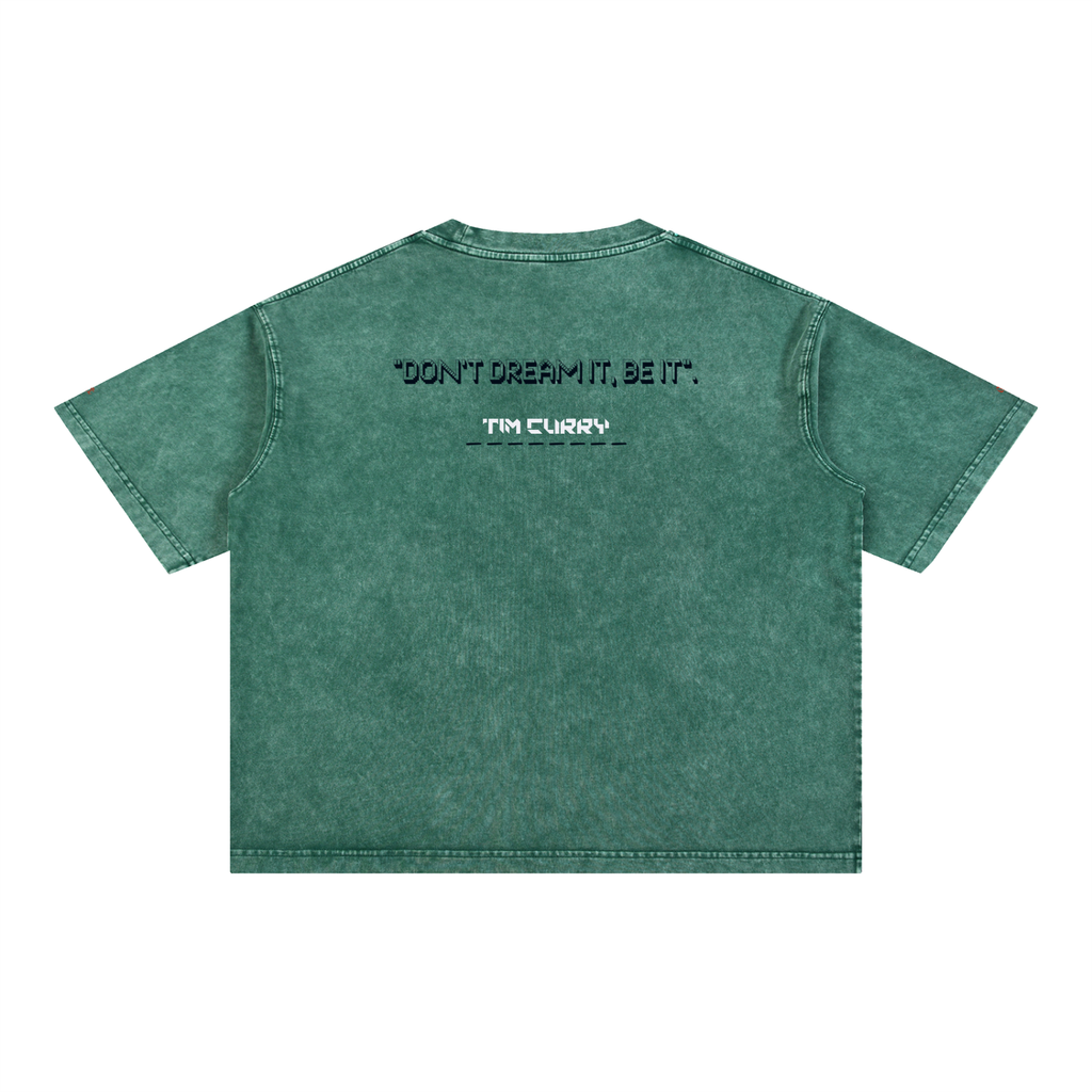 Tim Curry - Mineral Wash Boxy Cotton T-Shirt