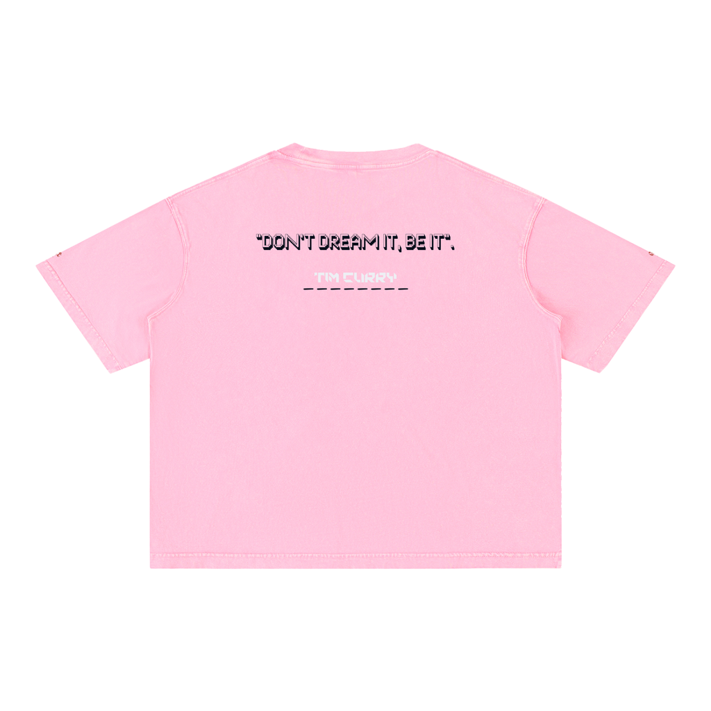Tim Curry - Mineral Wash Boxy Cotton T-Shirt