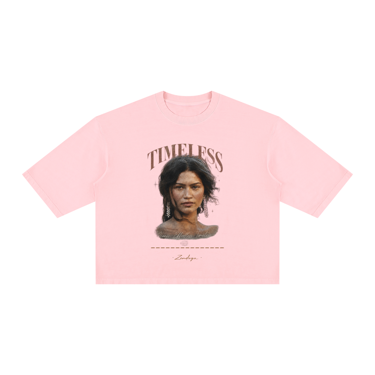 Zendaya - Unisex Vintage Wash Boxy T-Shirt