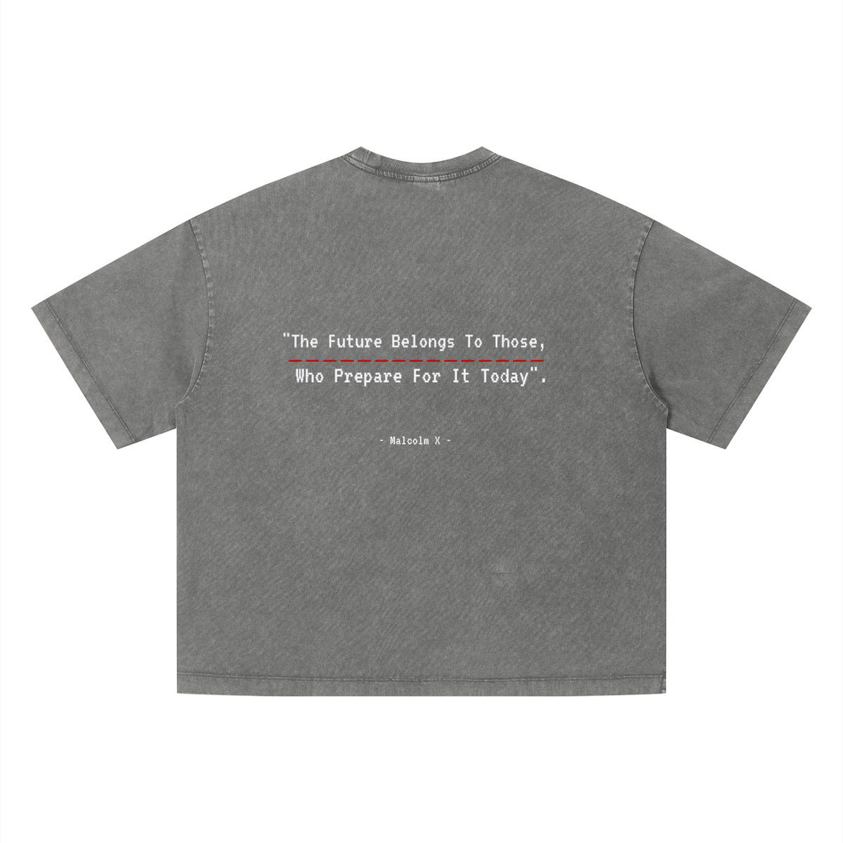 Malcolm X - Unisex Vintage Wash Boxy T-Shirt