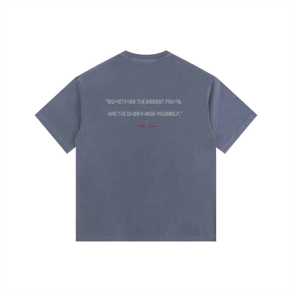 Mike Tyson - Vintage Washed Oversized Cotton T-Shirt